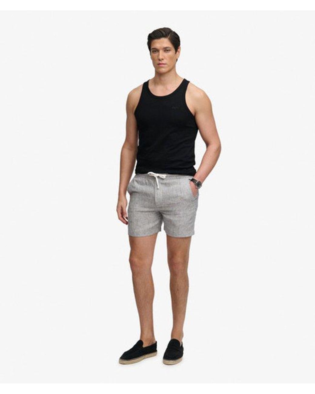 Superdry Blue & Co The Merchant Store - Linen Shorts for men