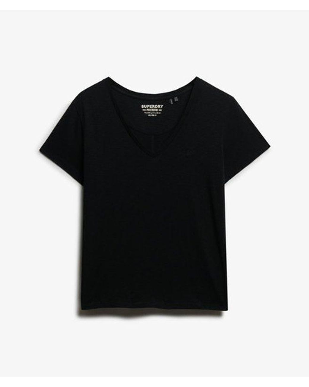 Superdry Black & Co Studios Slub Embroidered T-shirt