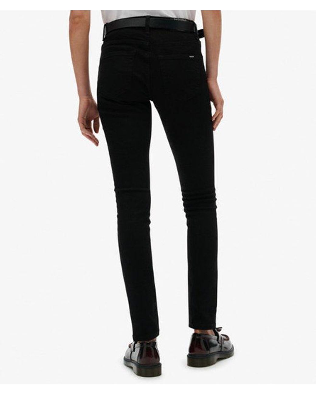 Superdry White & Co Organic Cotton Mid Rise Skinny Jeans