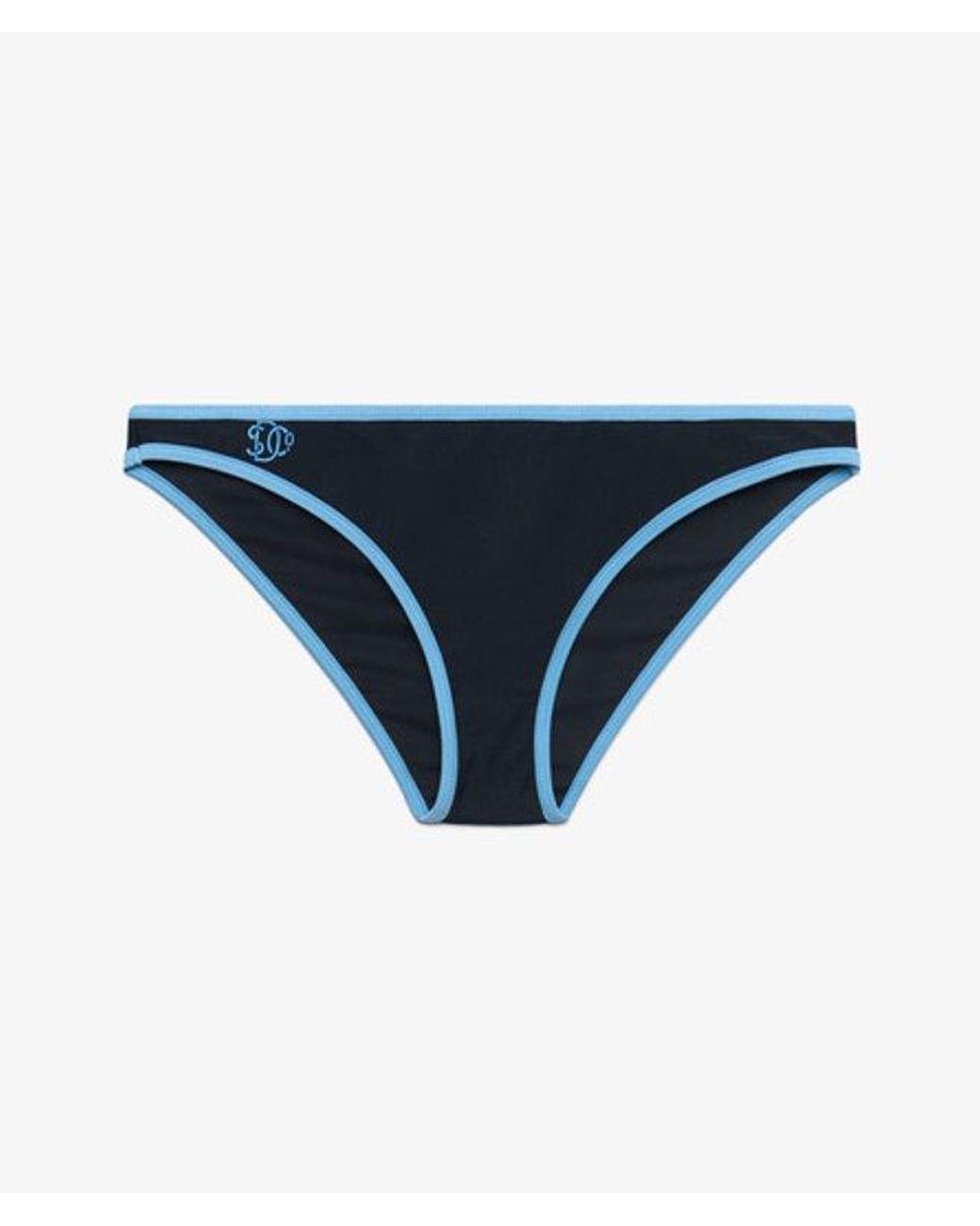 Superdry Blue & Co Contrast Classic Bikini Bottoms