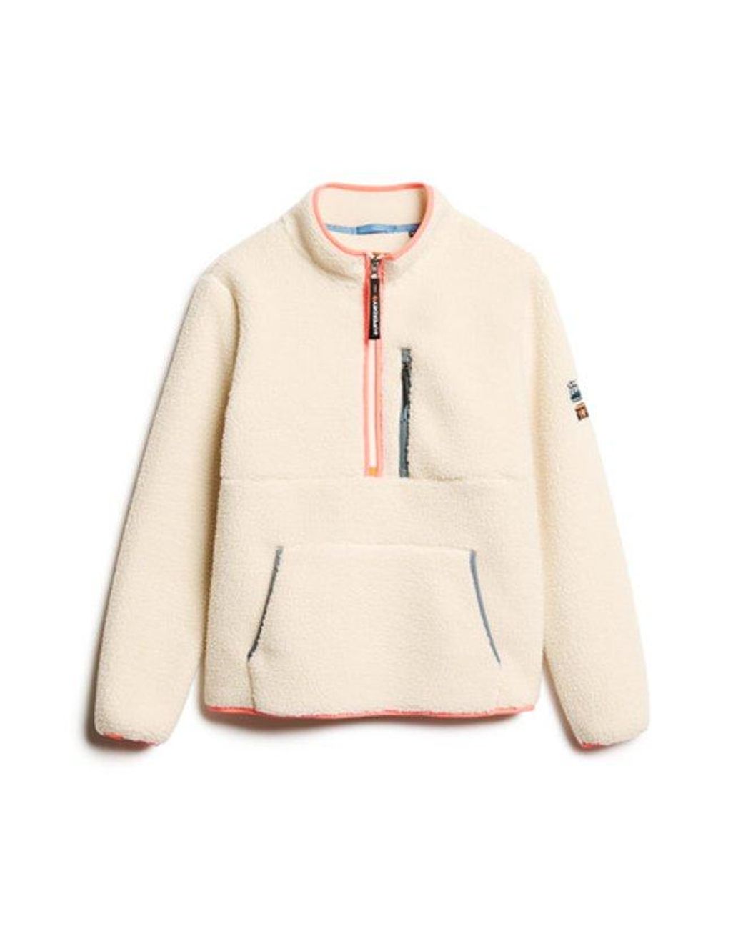 Superdry White & Co Fully Lined Outdoor Half Zip Fleece