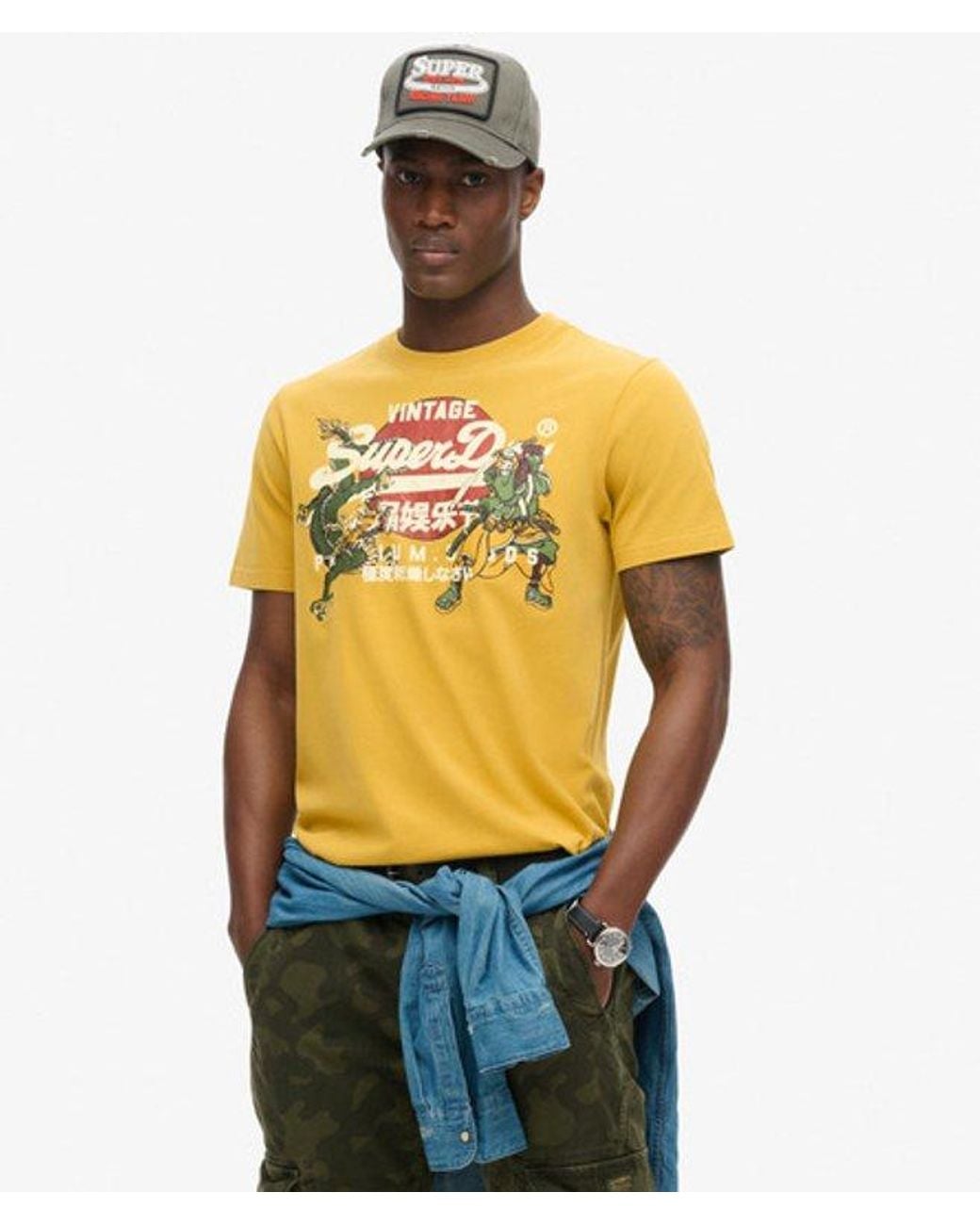 Superdry Metallic & Co Tokyo Graphic T-shirt for men