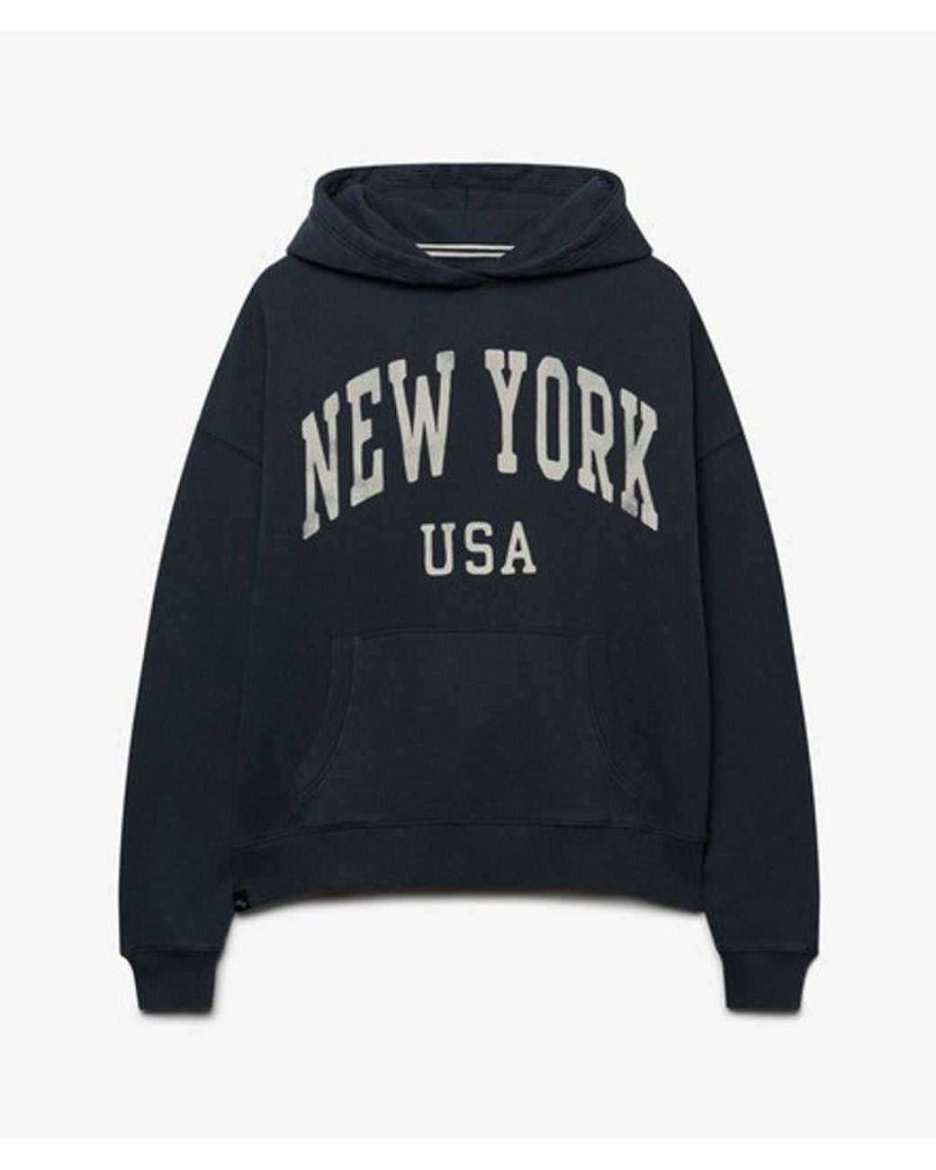 Superdry Blue & Co Athletic Essentials Relaxed Hoodie