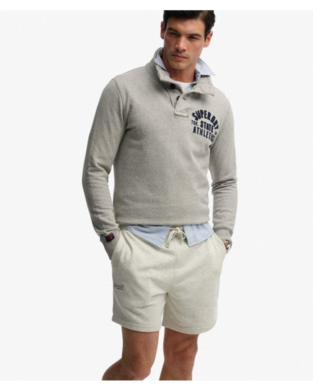 Superdry Gray & Co Essential Logo Classic Shorts for men