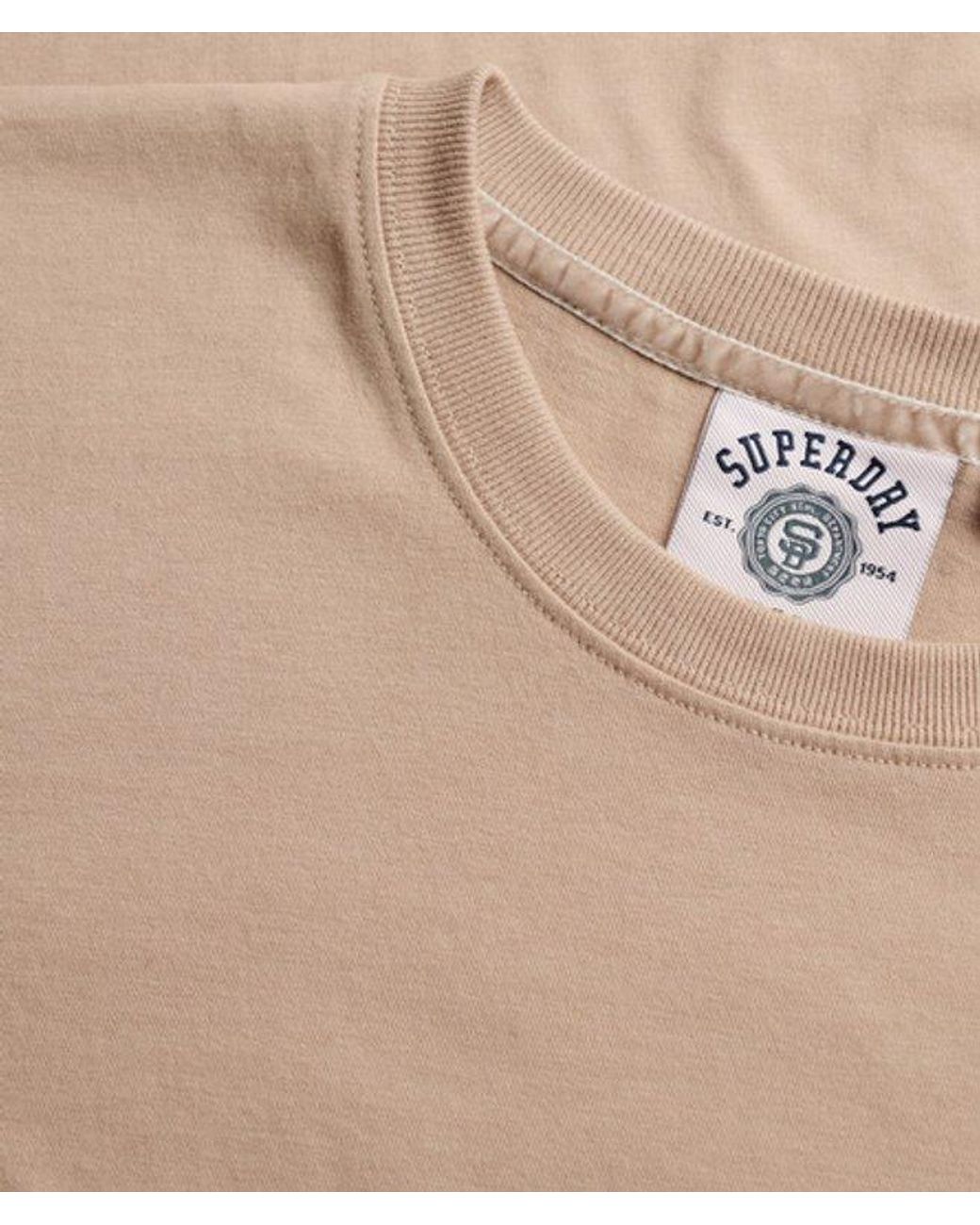 Superdry Brown & Co Essential Logo Embroidered T-shirt
