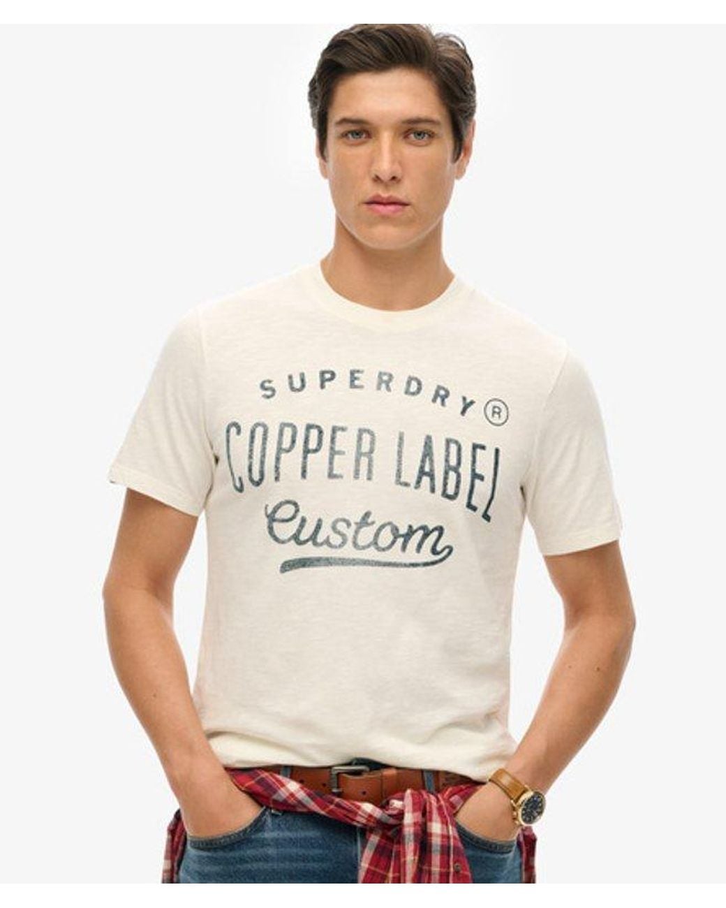 Superdry White & Co Copper Label Workwear T-shirt for men
