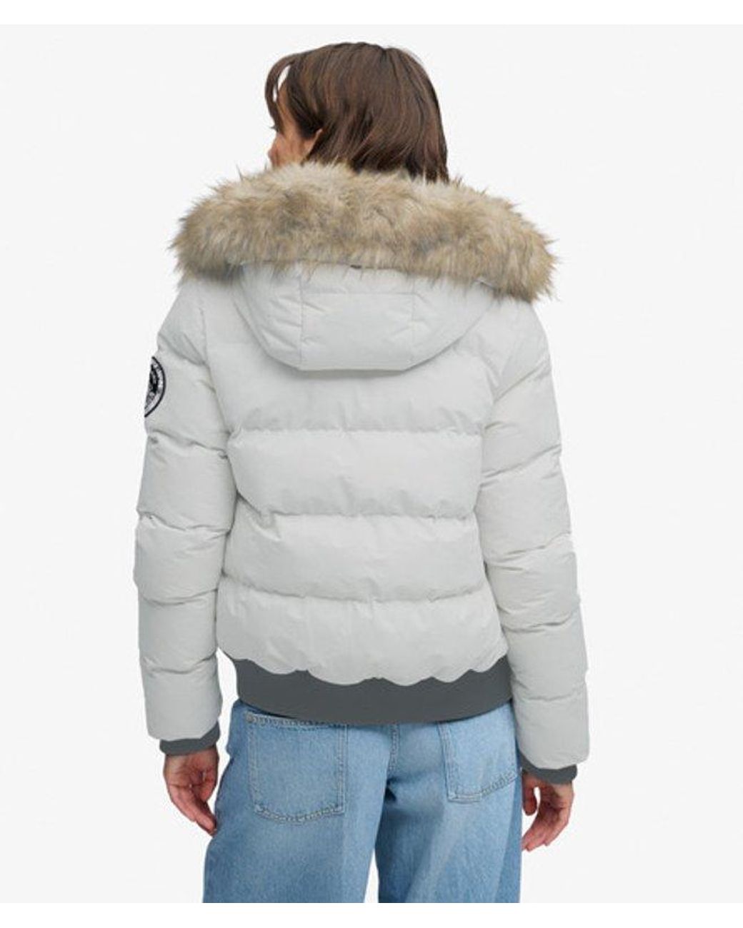 Superdry Blue Everest Ella Bomber Jacket