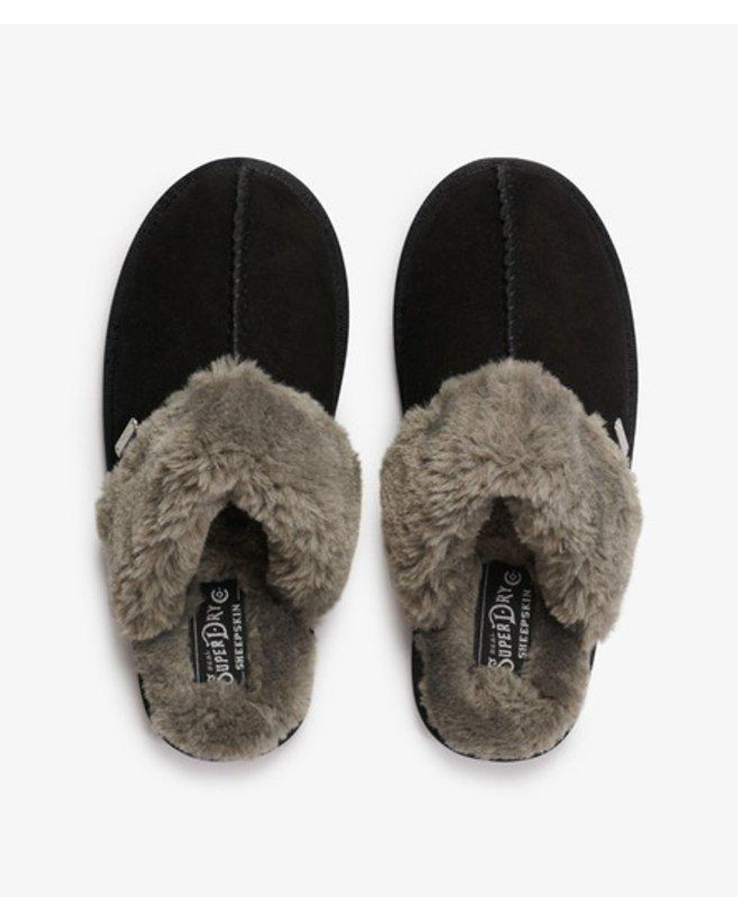 Superdry Black & Co Mule Slipper