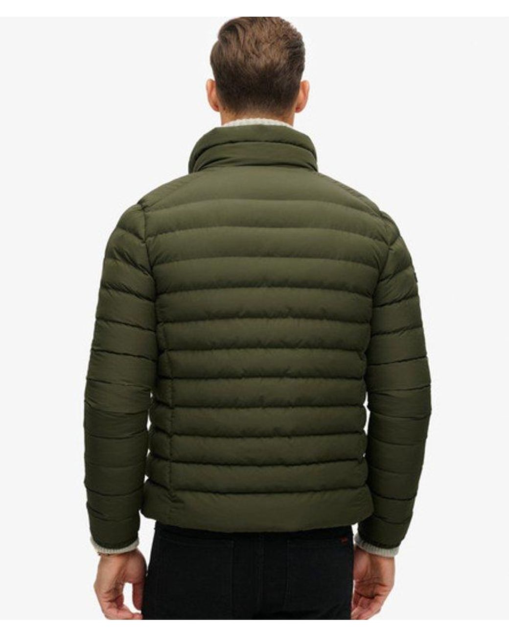 Superdry Green & Co Fuji Printed Padded Jacket for men