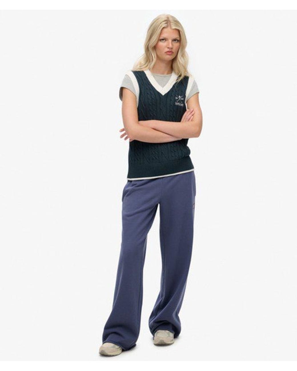 Superdry Blue & Co Athletic Essentials Straight Leg joggers