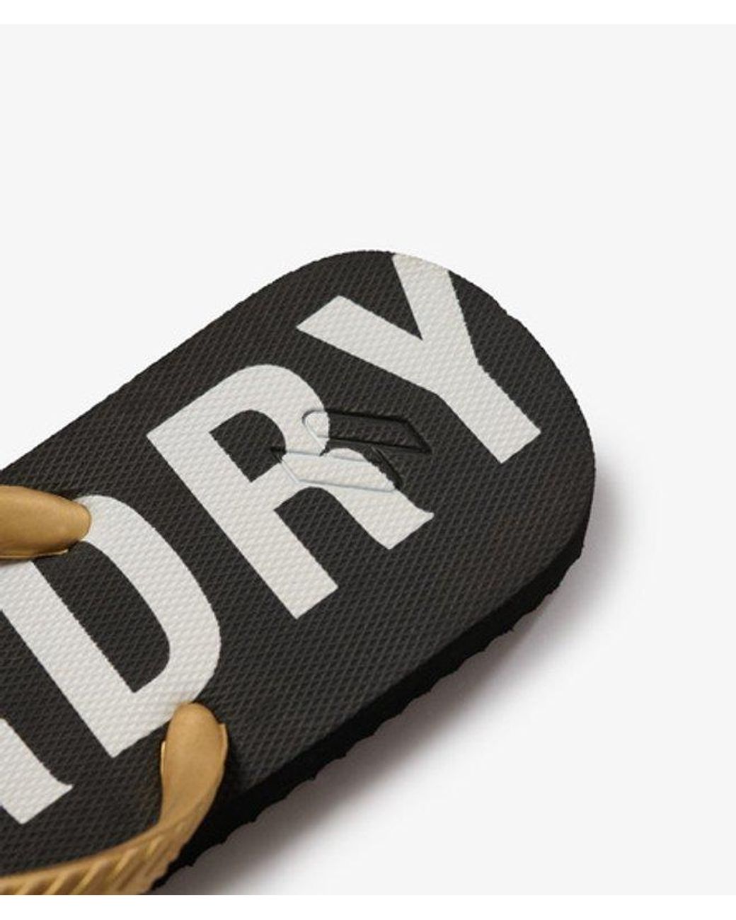 Superdry Black & Co Code Essential Flip Flops