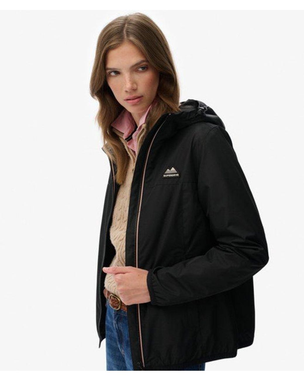 Superdry Black & Co Essential Tri Windbreaker Jacket