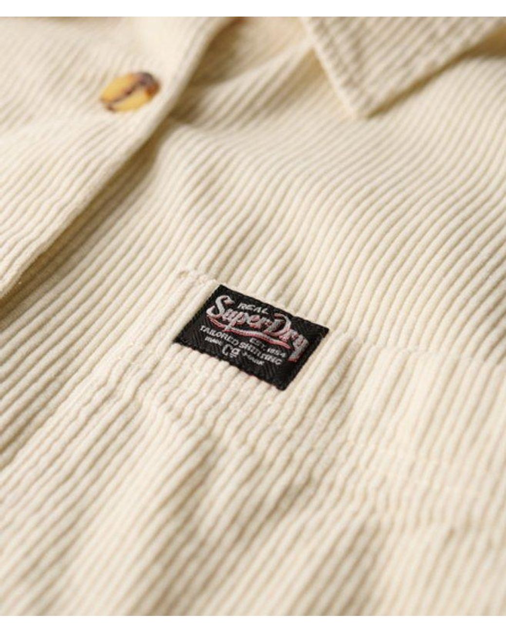 Superdry Natural Chunky Cord Overshirt