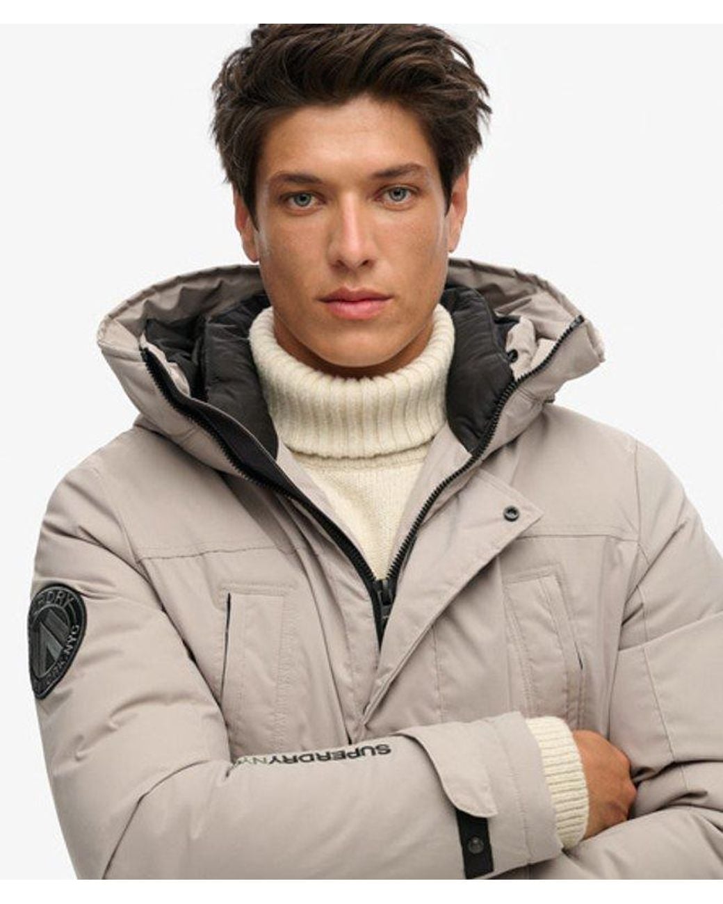 Superdry Natural & Co City Padded Parka Jacket for men