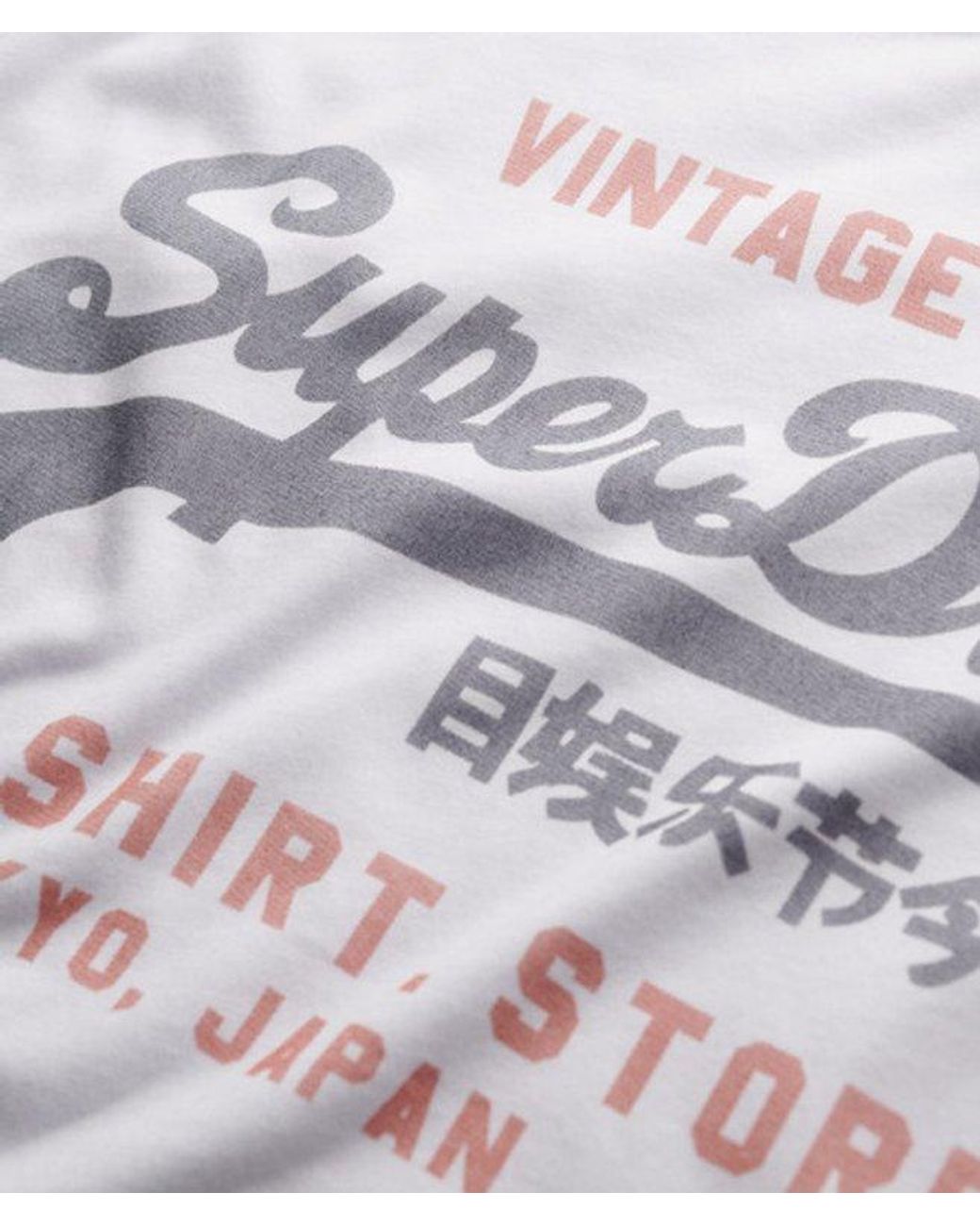 Superdry White & Co Vintage Logo Heritage Relaxed T-shirt for men