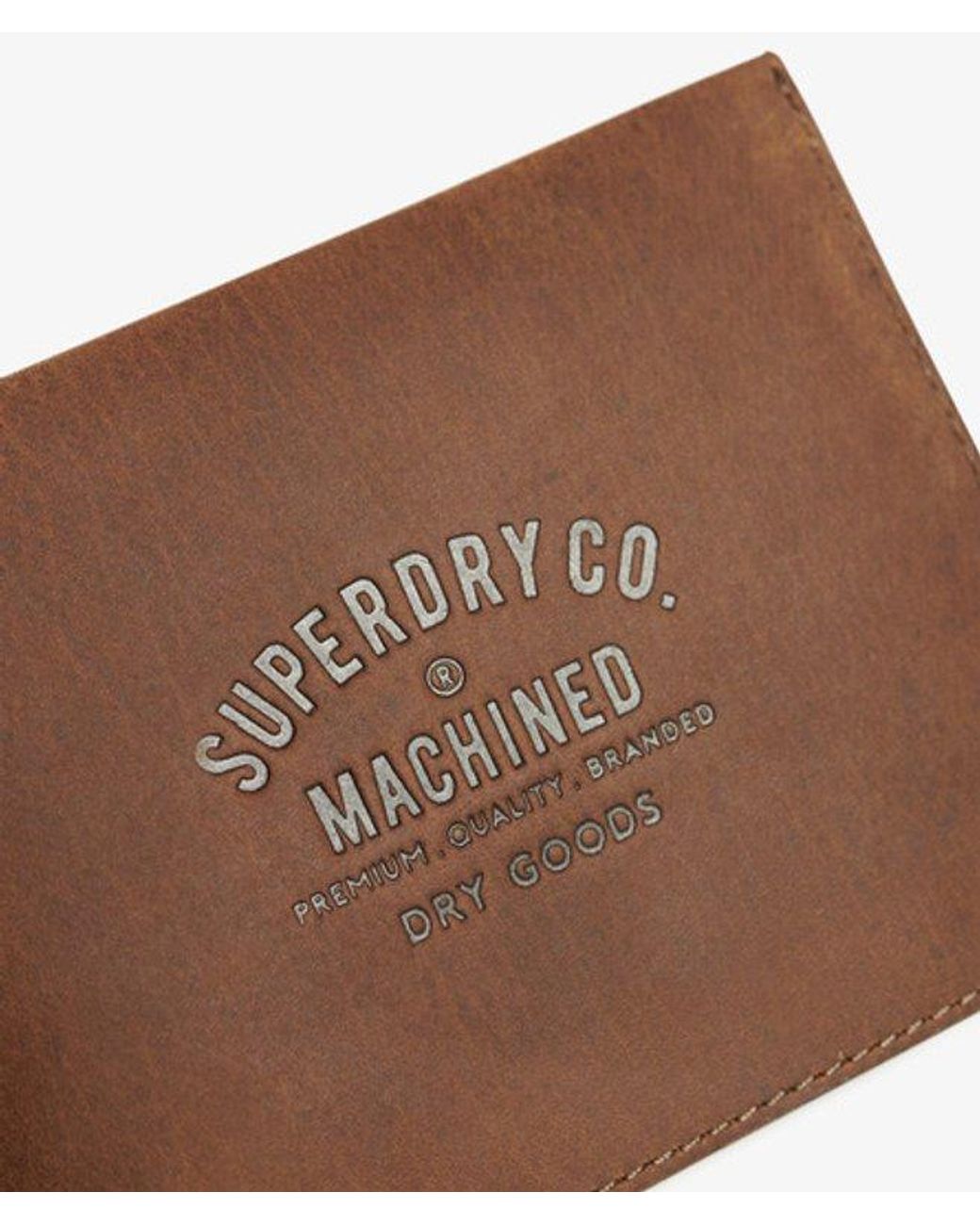 Superdry Brown Leather Goods Wallet for men