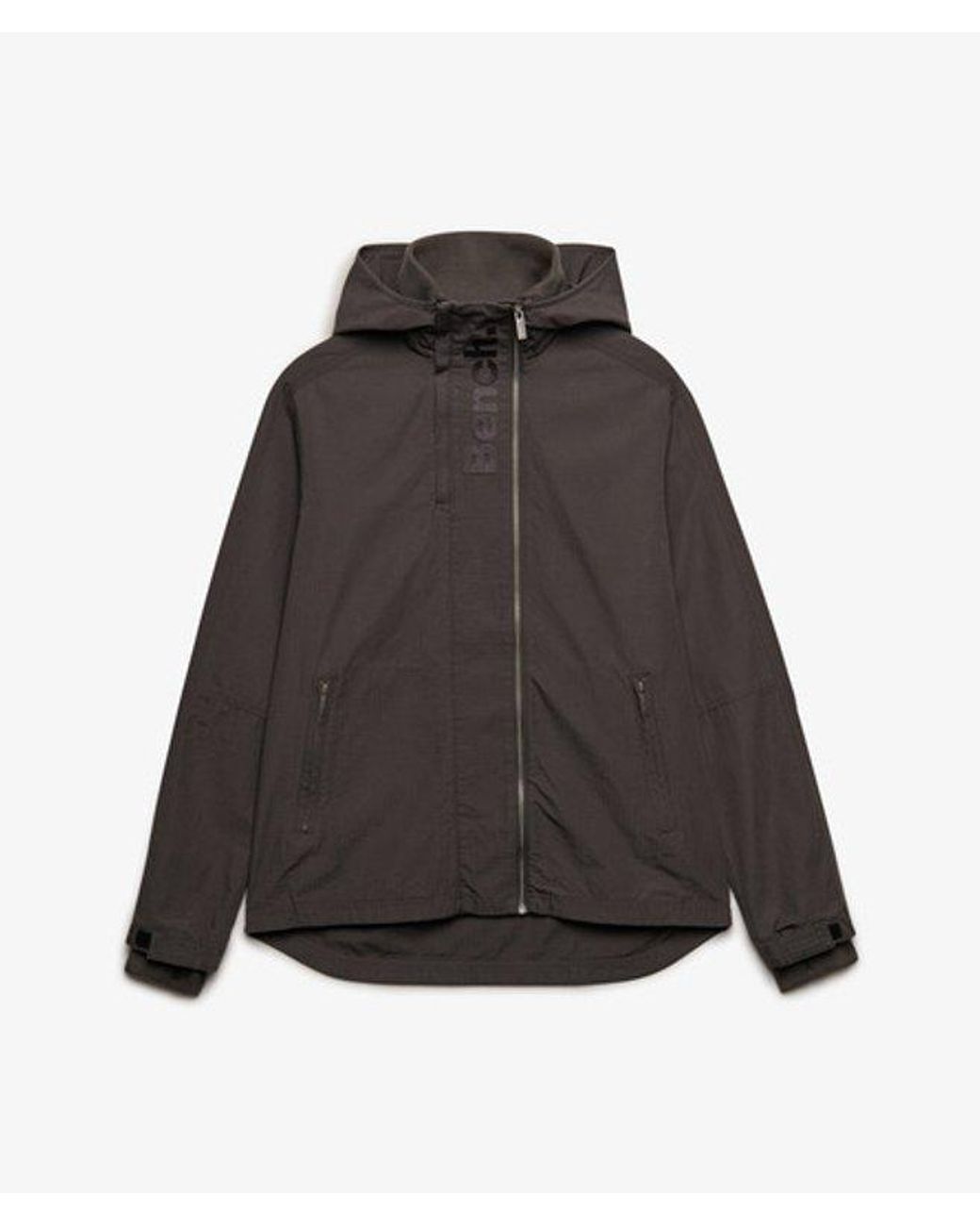 Superdry Gray Bench X & Co Bench Hooded Ripstop Jacket for men
