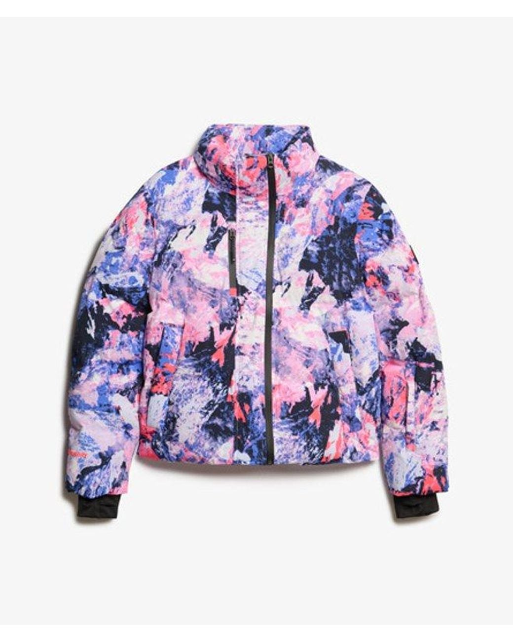 Superdry Blue Ski Boxy Puffer Jacket