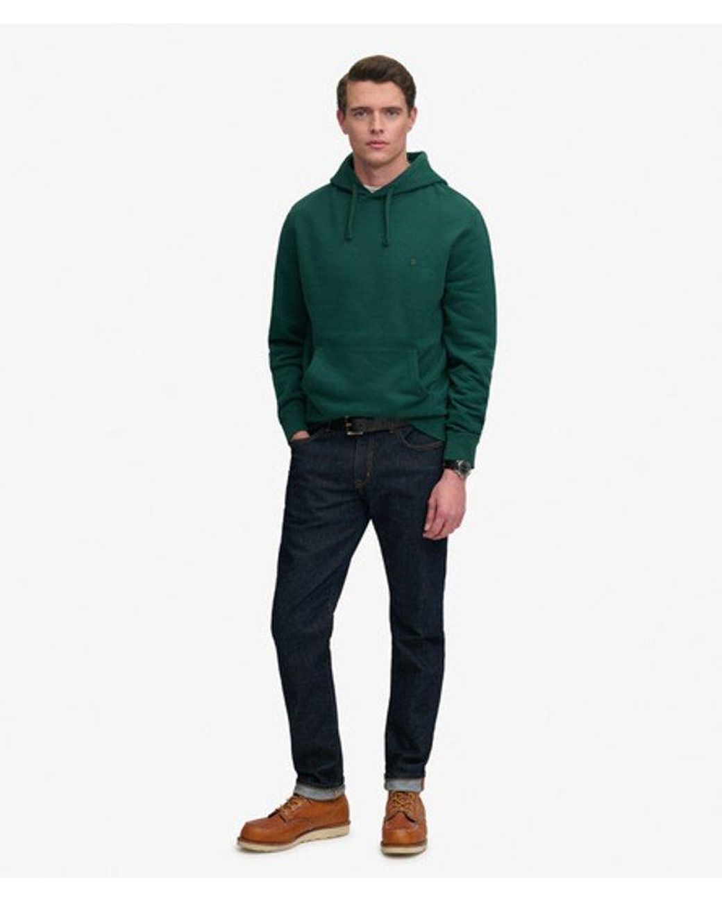 Superdry Green & Co Essential Logo Hoodie for men
