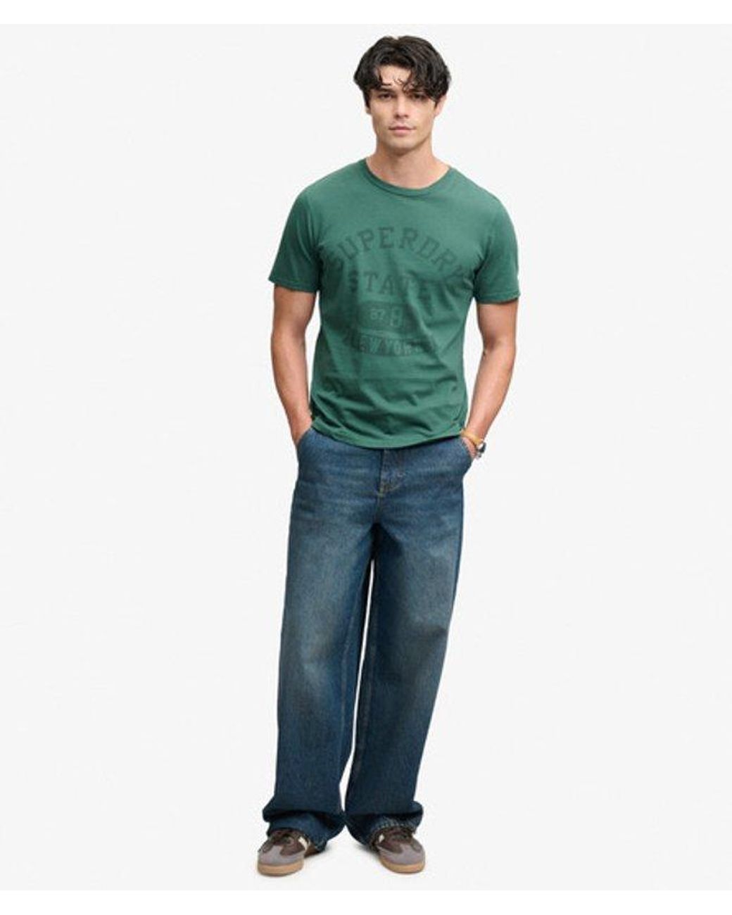Superdry Green & Co Athletic Tonal T-shirt for men