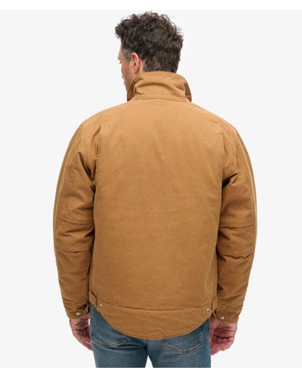 Superdry Blue & Co Classic Embroidered Logo Surplus Ranch Jacket for men