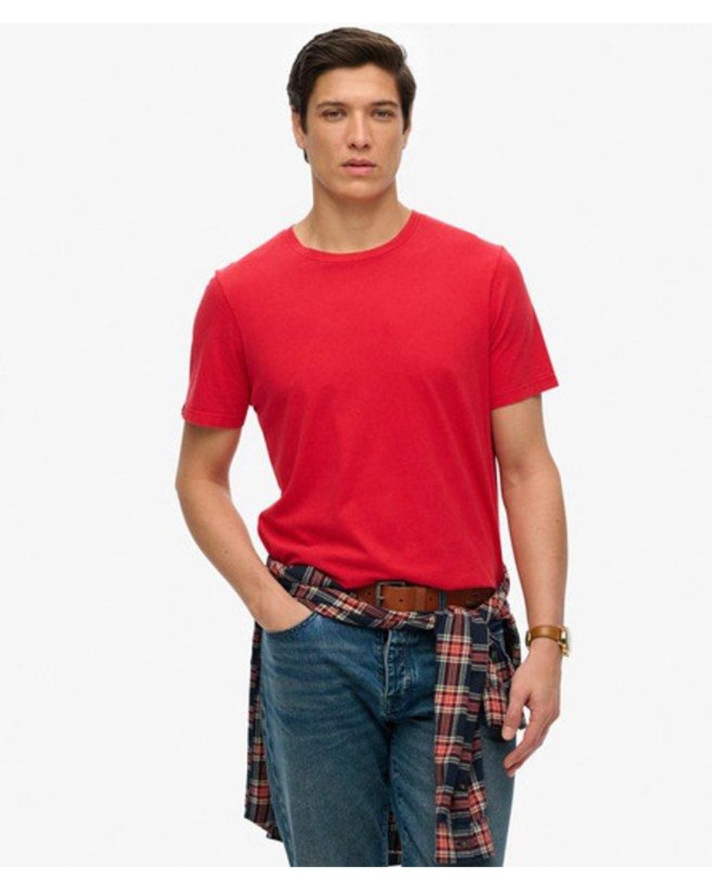 Superdry Red & Co Classic Essential T-shirt for men