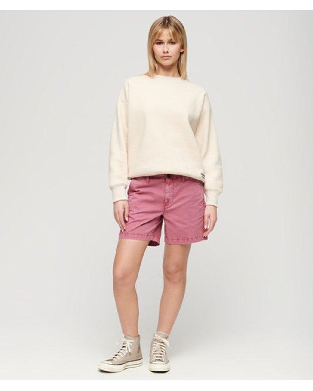 Superdry Pink & Co Classic Chino Shorts