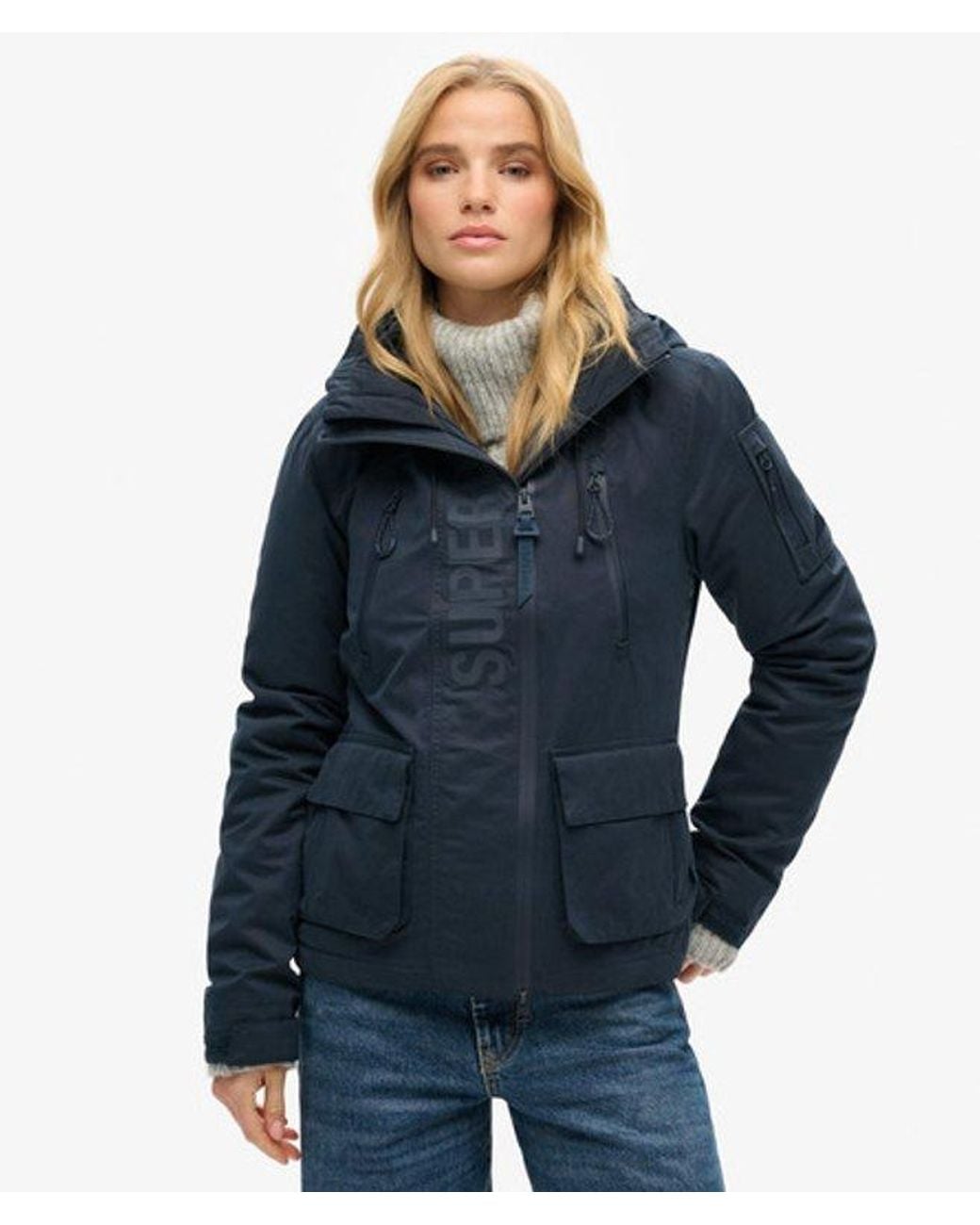 Superdry Blue & Co Ultimate Microfibre Sd-wind Jacket