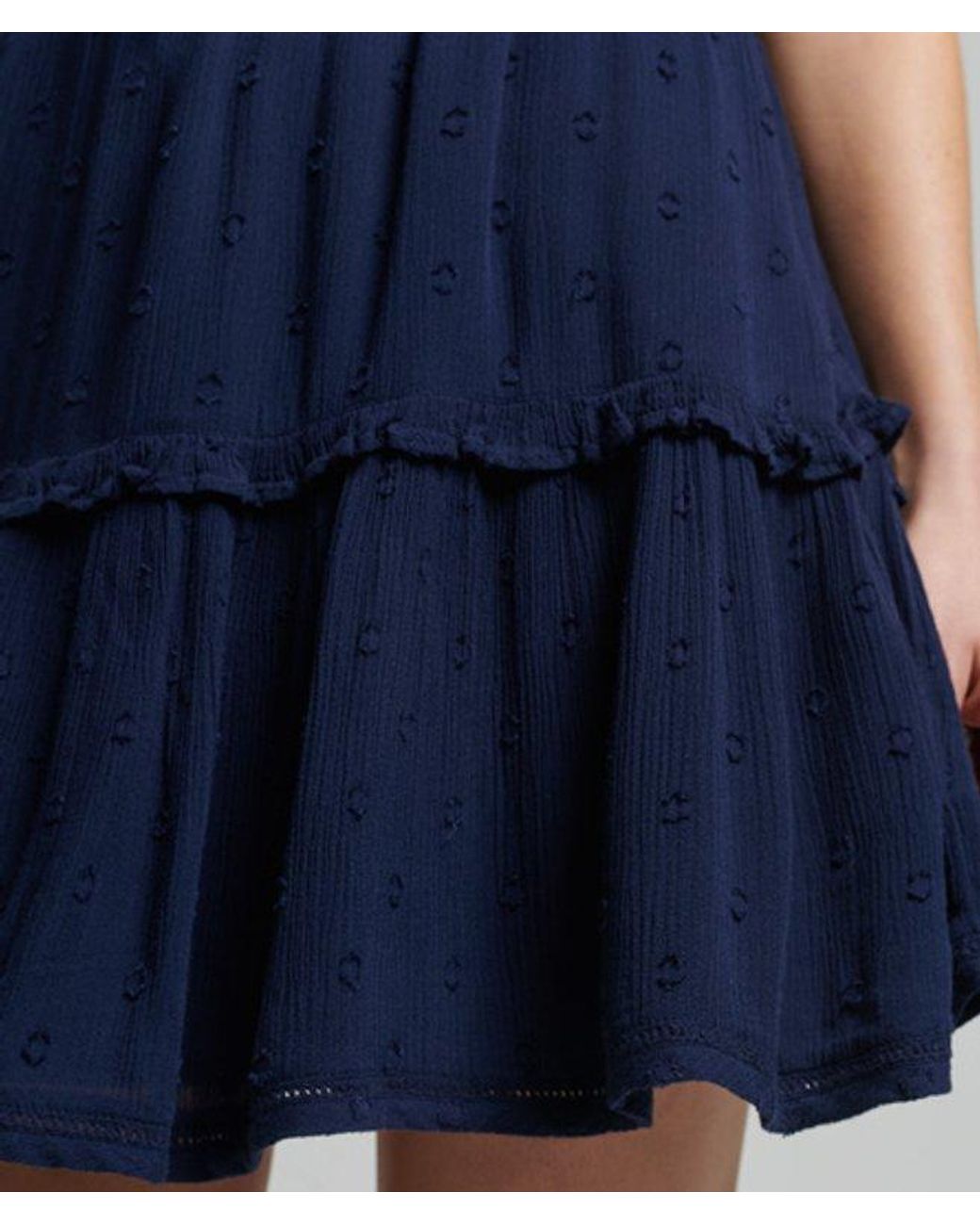 Superdry Blue & Co Vintage Broderie Cami Dress
