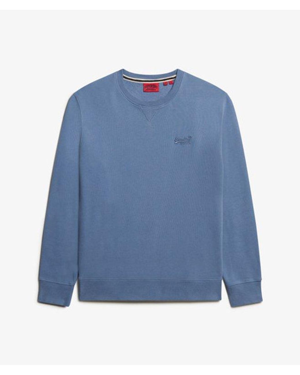 Superdry Blue & Co Essential Logo Crew Sweatshirt for men