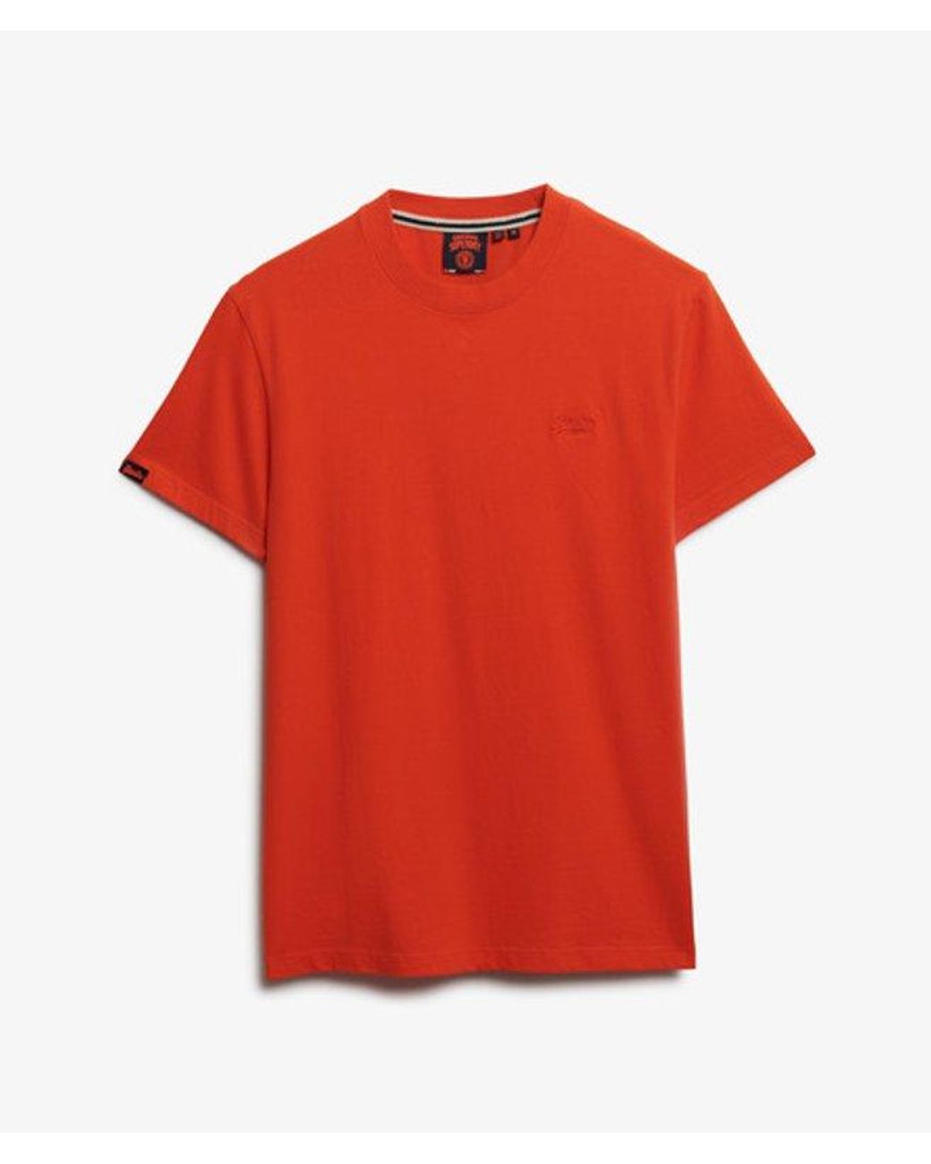 Superdry Red & Co Essential Logo T-shirt for men