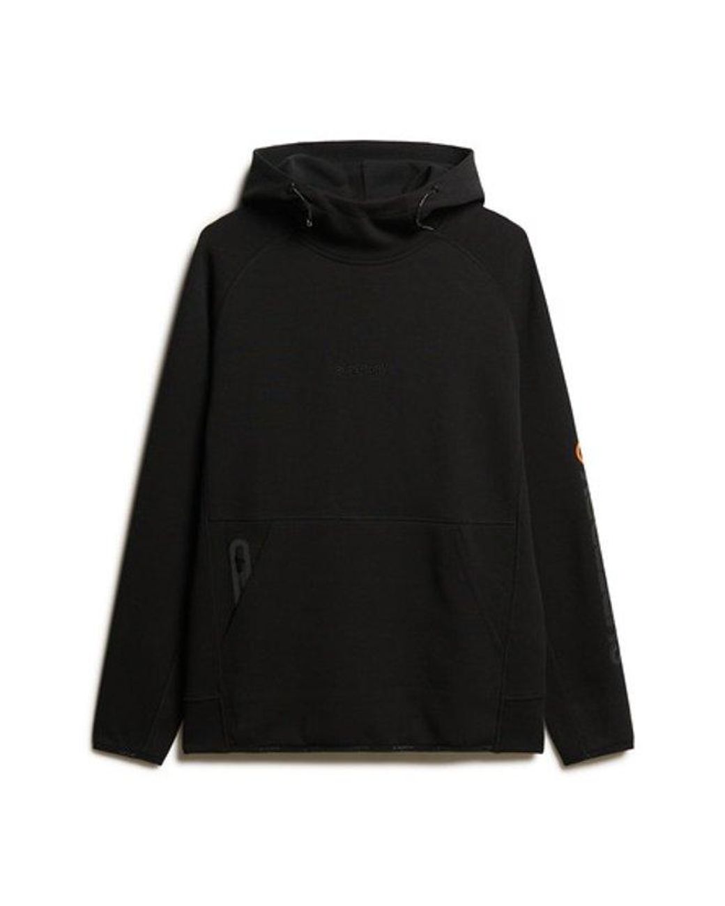 Superdry Tech Hoodie Met Logo En Losse Pasvorm in het Black voor heren