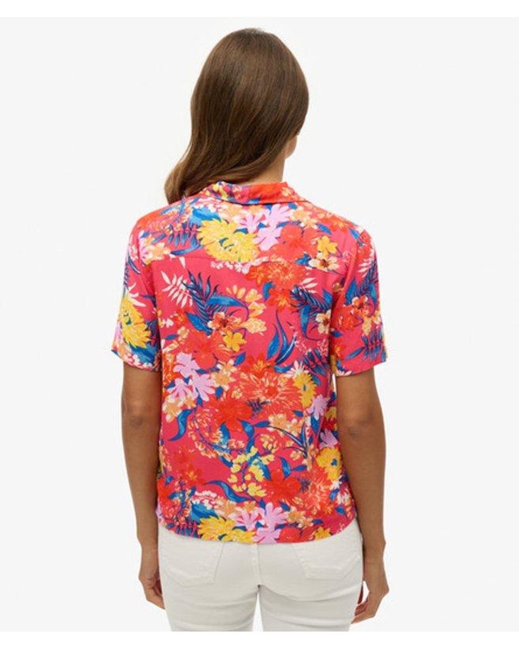 Superdry Red & Co Beach Resort Shirt