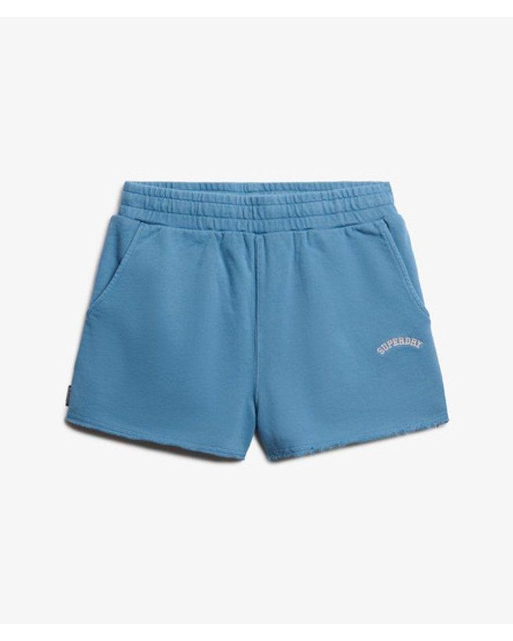 Superdry Blue & Co Essential Logo Garment Dye Shorts