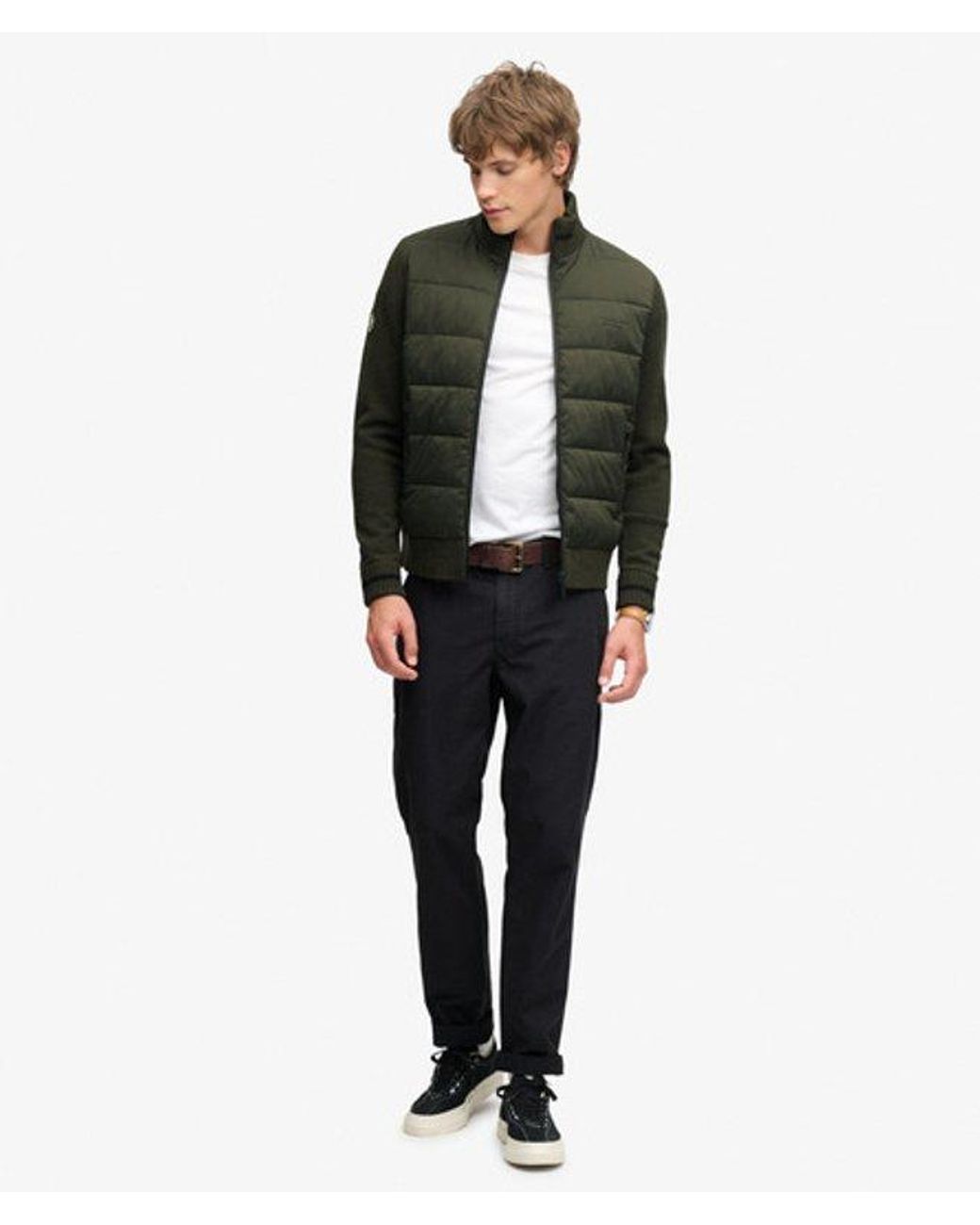 Superdry Green & Co Slalom Hybrid Jacket for men