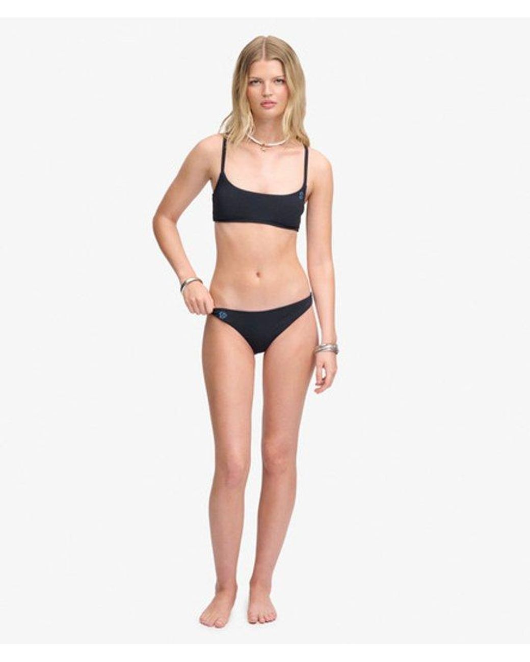 Superdry Black & Co Bralette Bikini Top