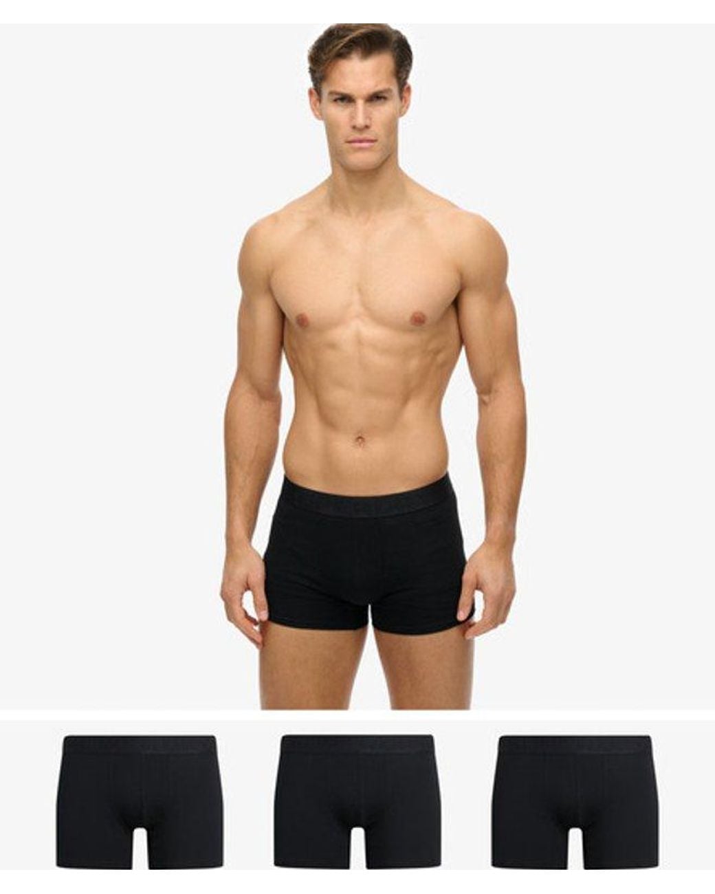 Superdry Black & Co Boxer Triple Pack for men