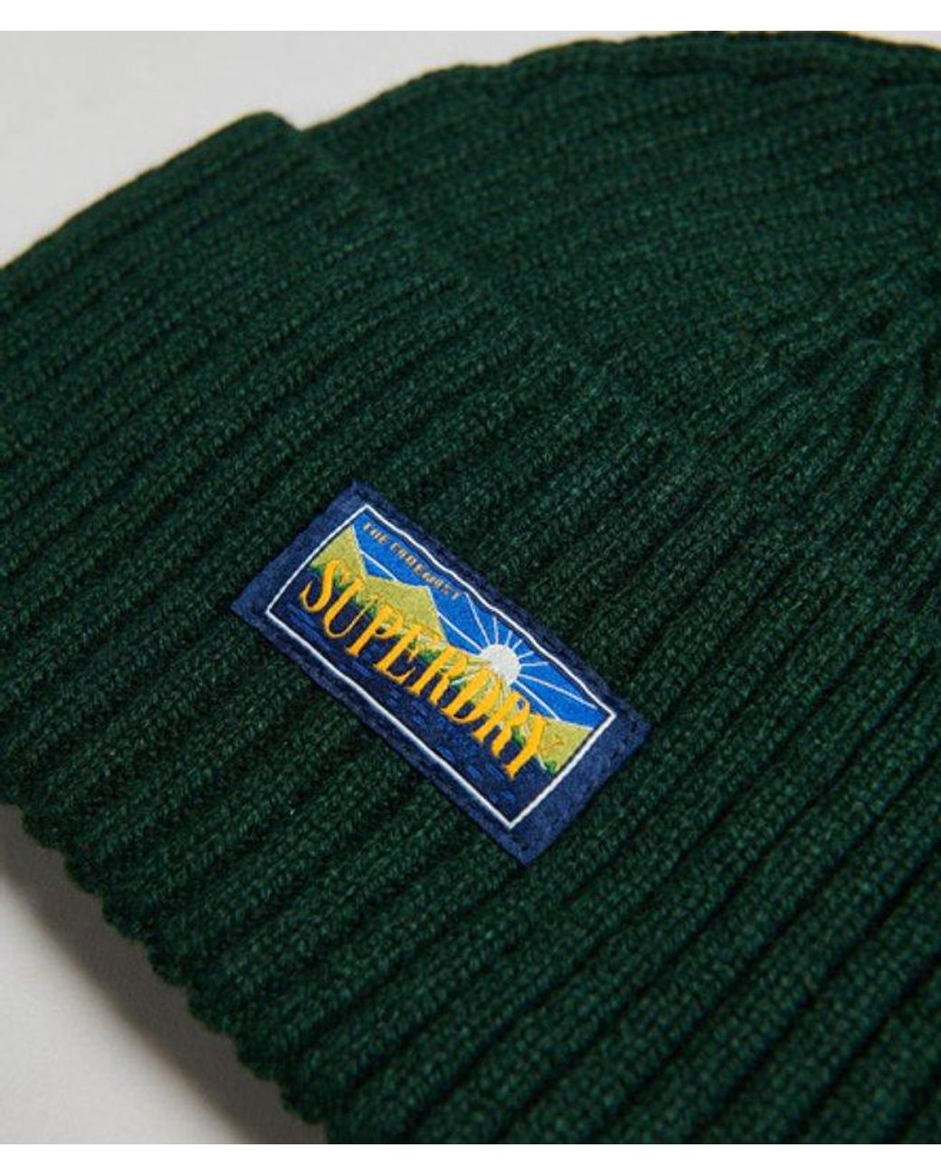 Superdry Green & Co Wool Blend Radar Beanie
