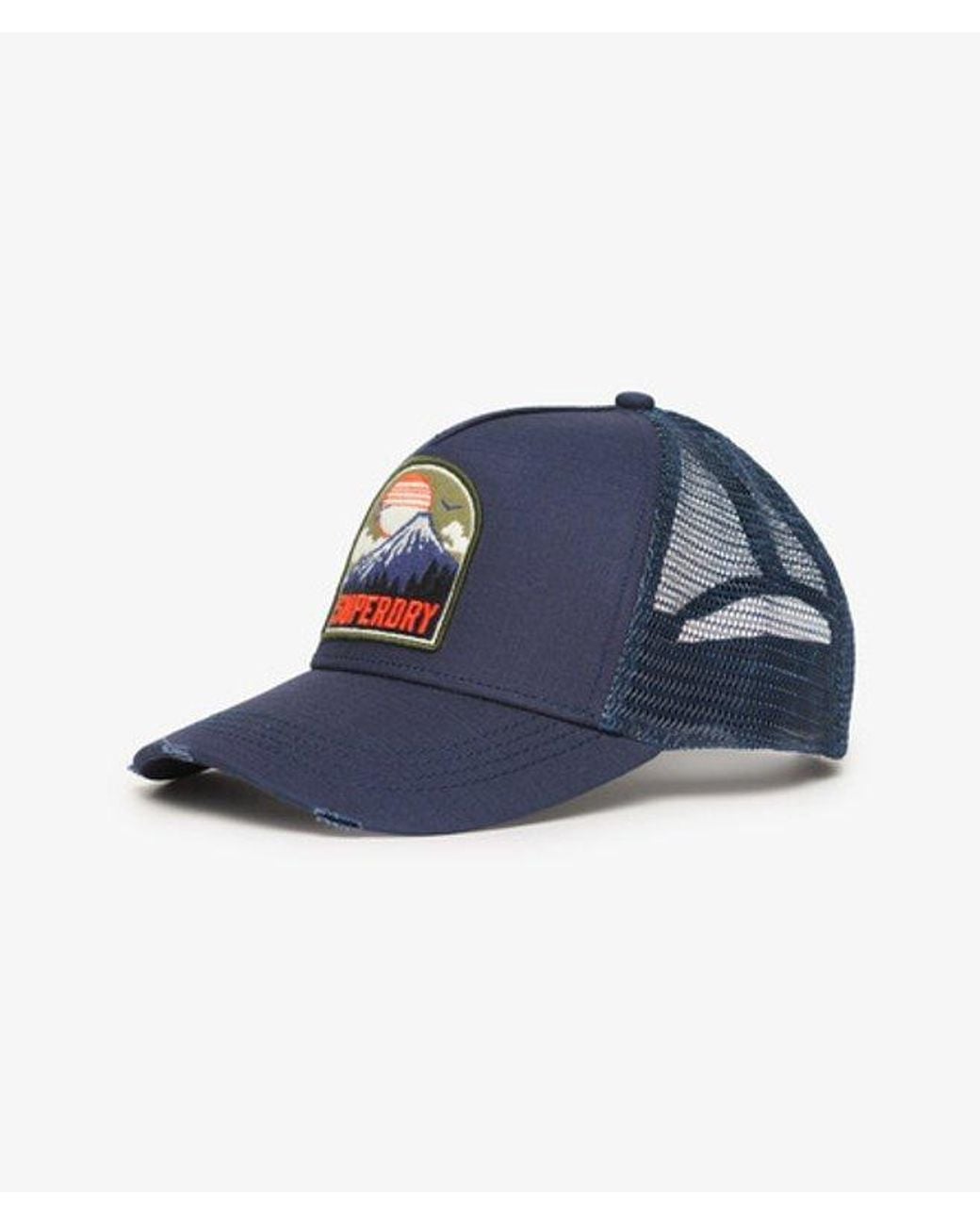 Superdry Blue Dirt Road Trucker Cap