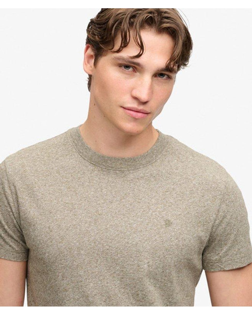 Superdry Green & Co Logo Embroidered T-shirt for men