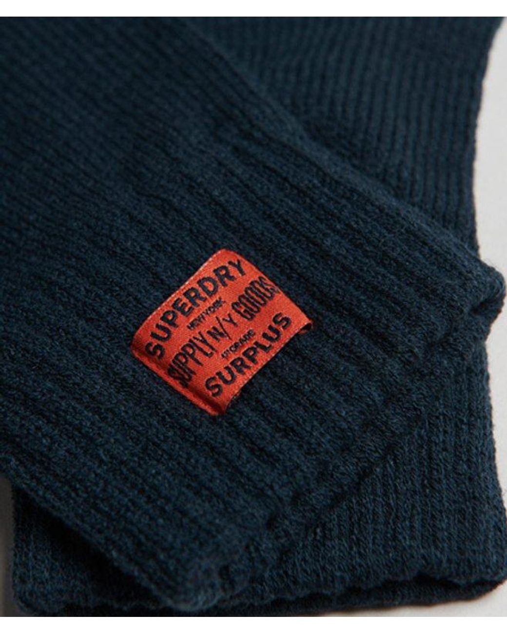 Superdry Blue & Co Workwear Knitted Gloves