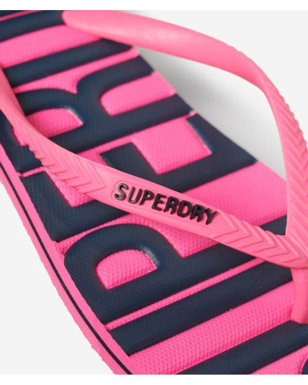 Superdry Pink & Co Vintage Vegan Flip Flops