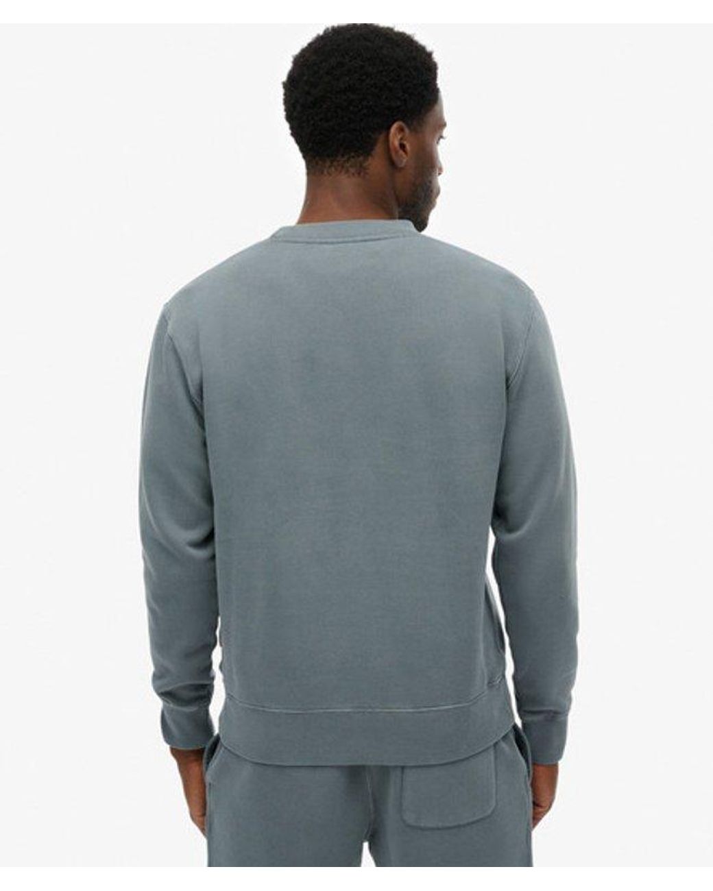 Superdry Gray & Co Micro Logo Crew for men