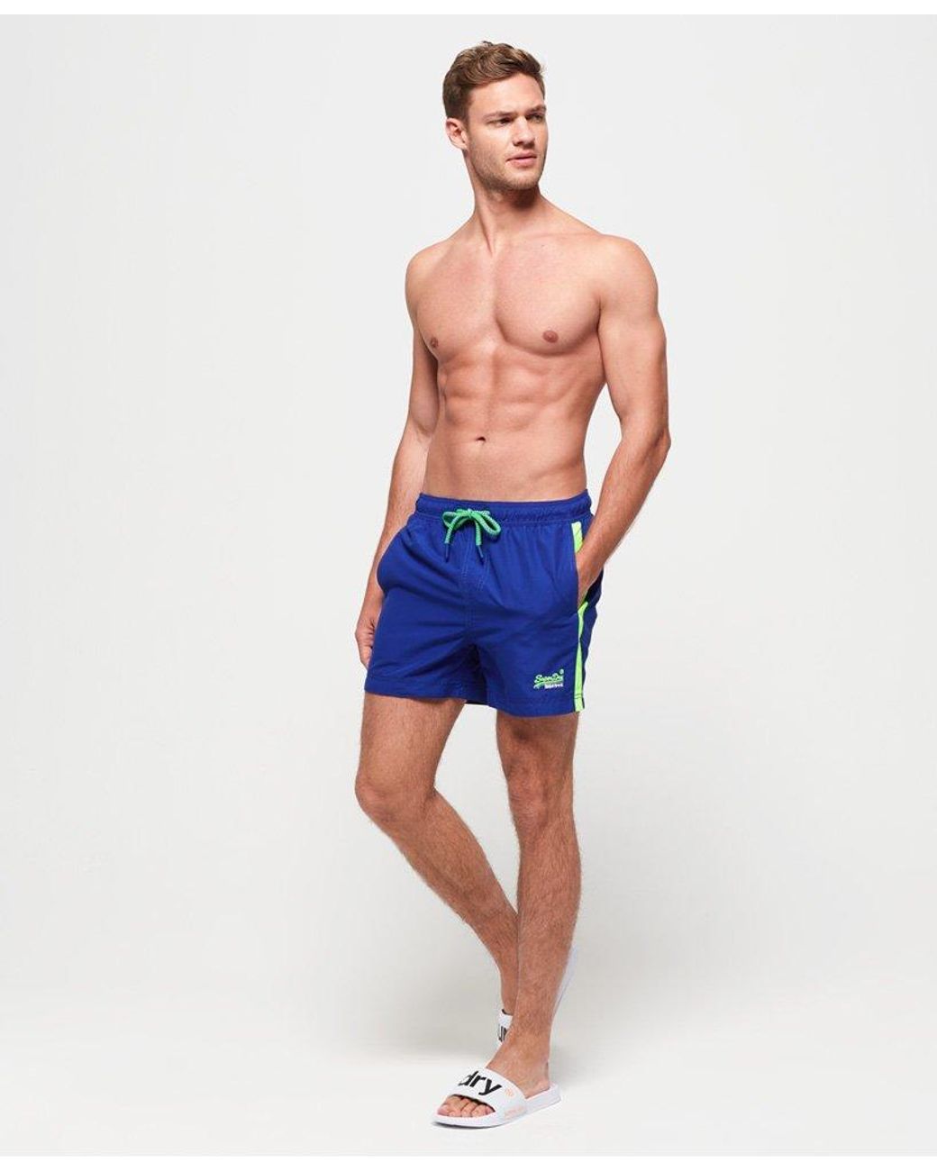 LHSKH Cartoon Animals Pattern Mens Swim Trunks Elastic Waist Boardshorts for Men Summer Mens Swim Shorts