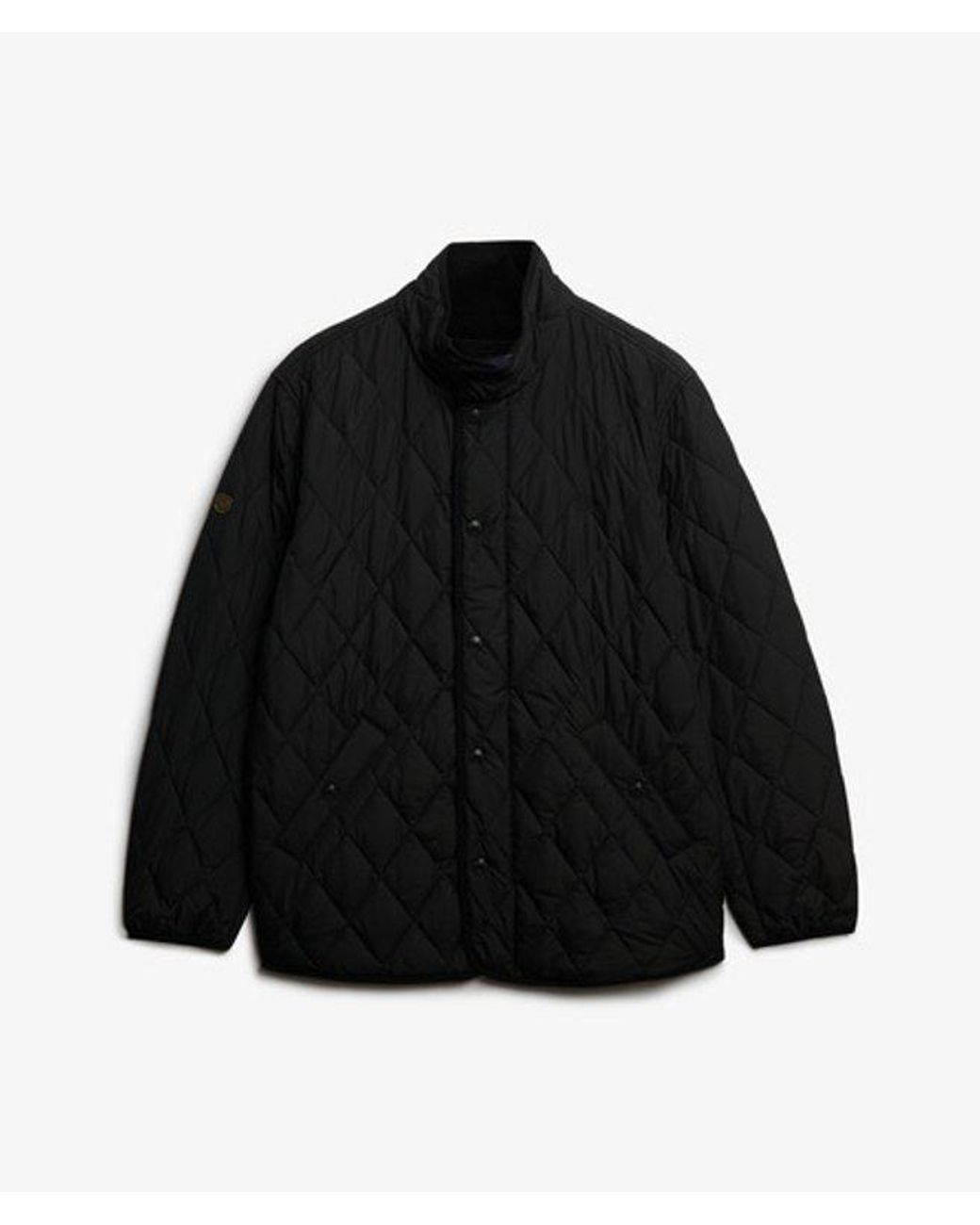 Superdry Black & Co Quilted Estate Jacket for men