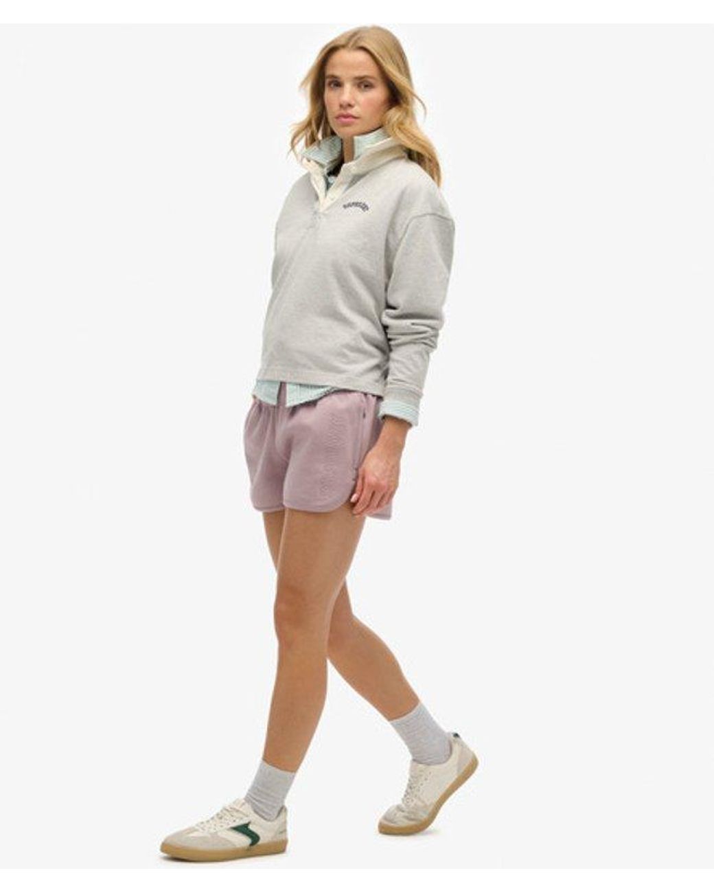 Superdry Gray & Co Sports Tech Racer Shorts
