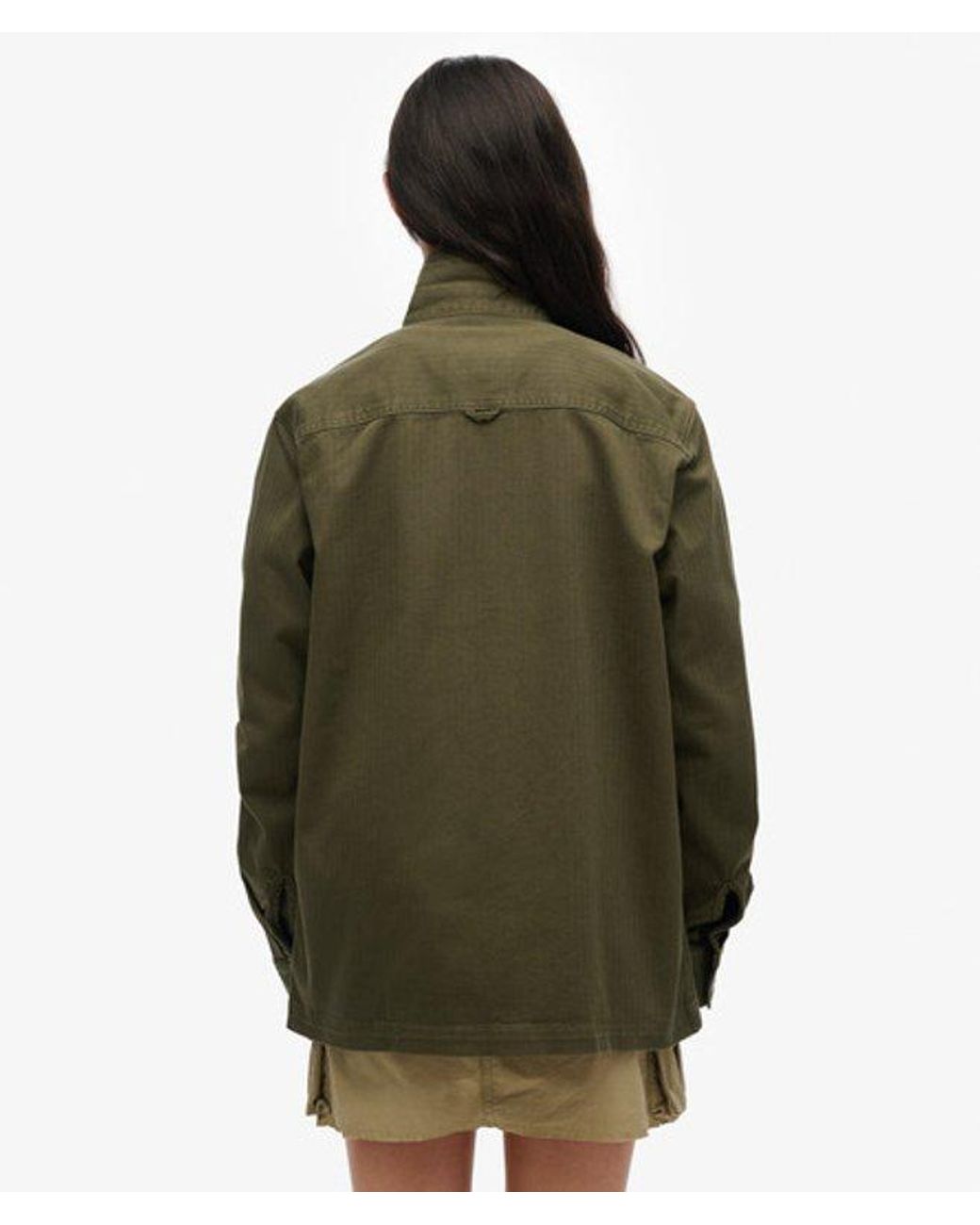 Superdry Green & Co The Merchant Store - Oversized Herringbone Shirt for men