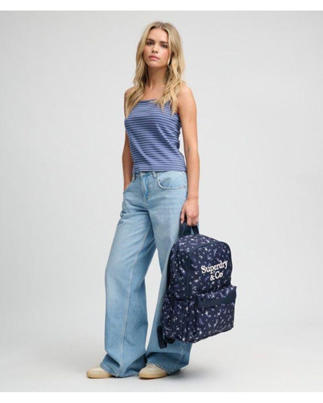 Superdry Blue Heritage All Over Print Backpack
