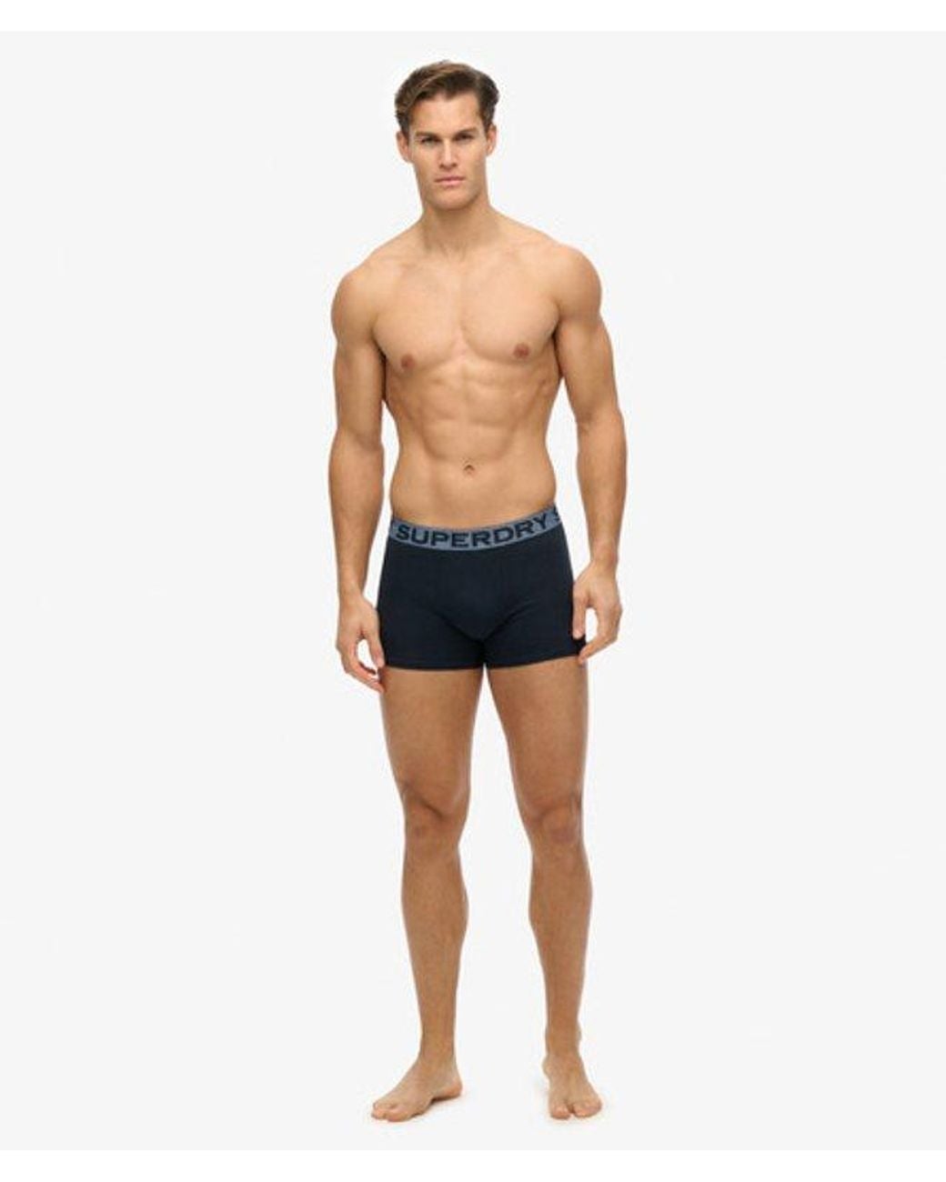 Superdry Blue & Co Boxer Triple Pack for men