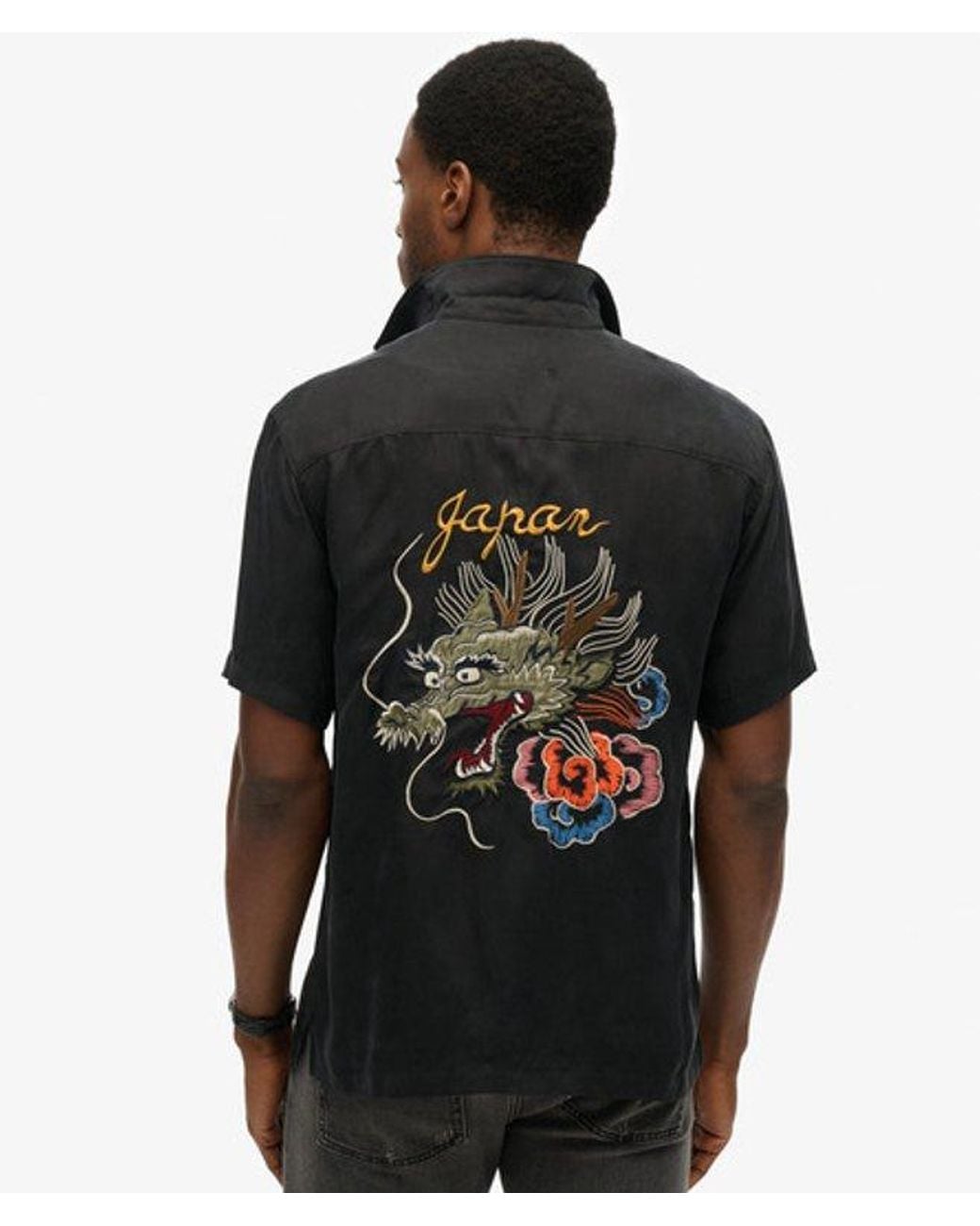Superdry Black & Co Merchant Suika Shirt for men